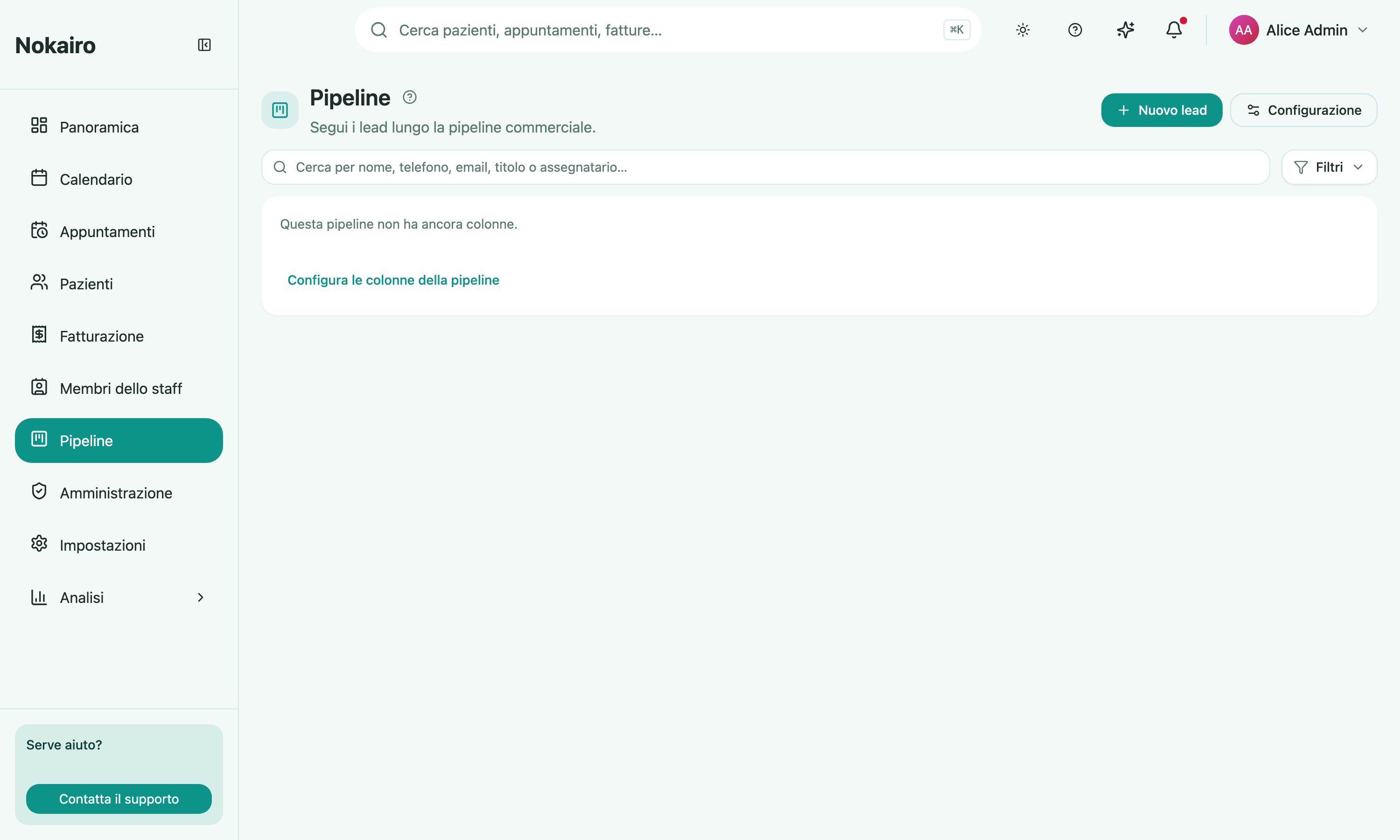 A branch's pipeline board, with the search bar, tag and assignee filters, and the Branches control in the toolbar.